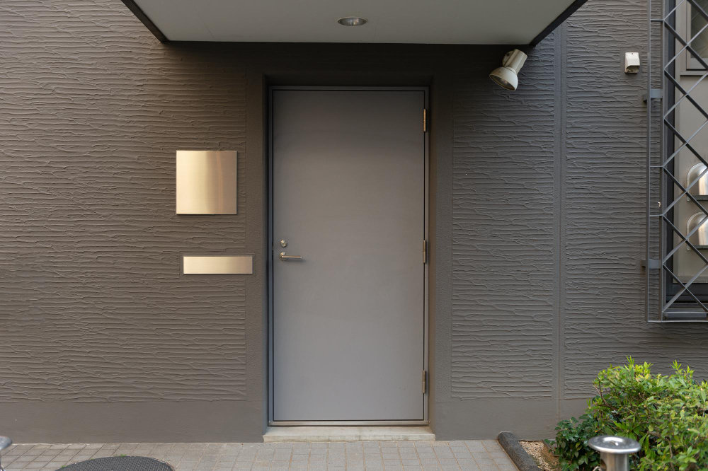 Monroe Solid Steel Front Door